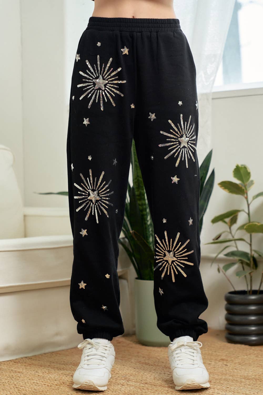 Midnight Starburst Lounge Pants - Whiskey Darling Boutique