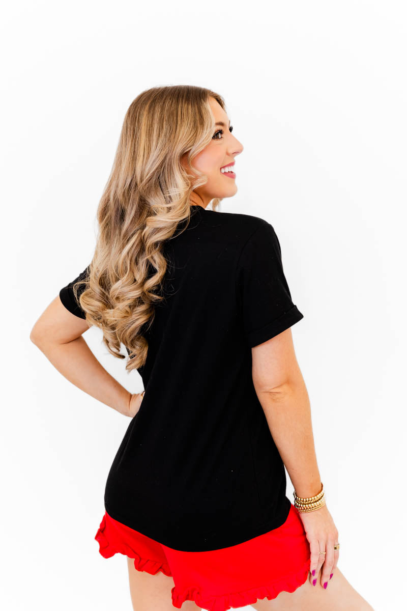 Sweet & Sparkly Cherry Tee - Whiskey Darling Boutique