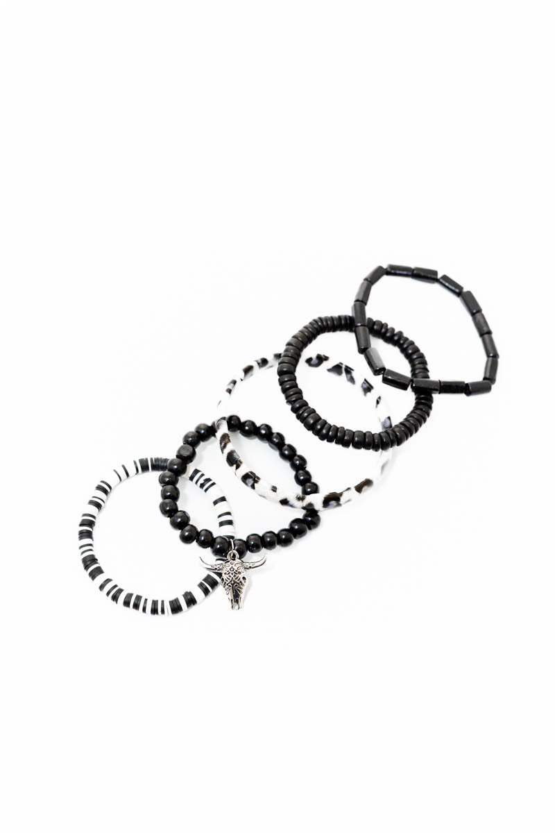 Cowgirl Edge Beaded Bracelet Set - Whiskey Darling Boutique