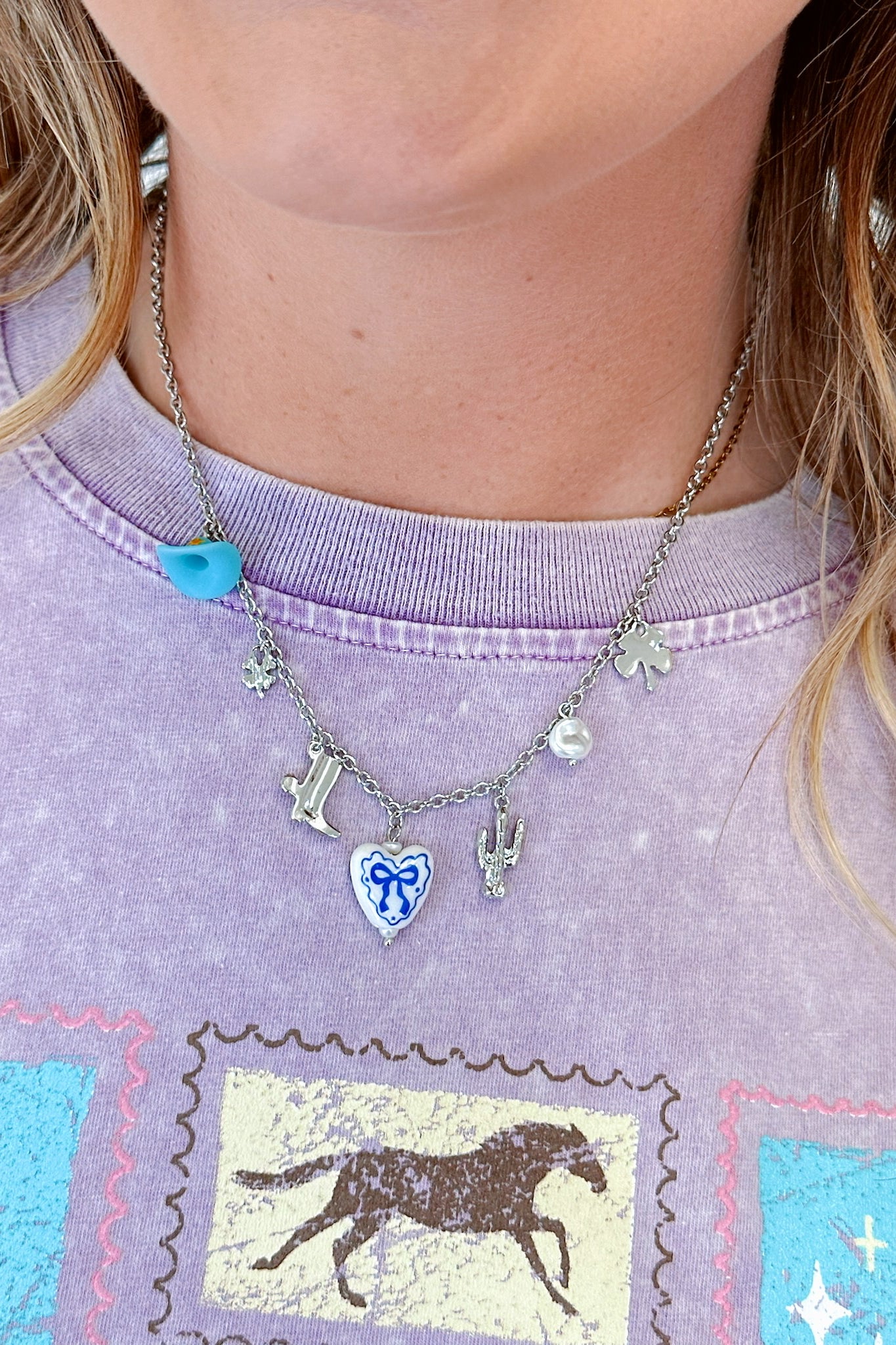 Coquette Western Charm Necklace - Whiskey Darling Boutique