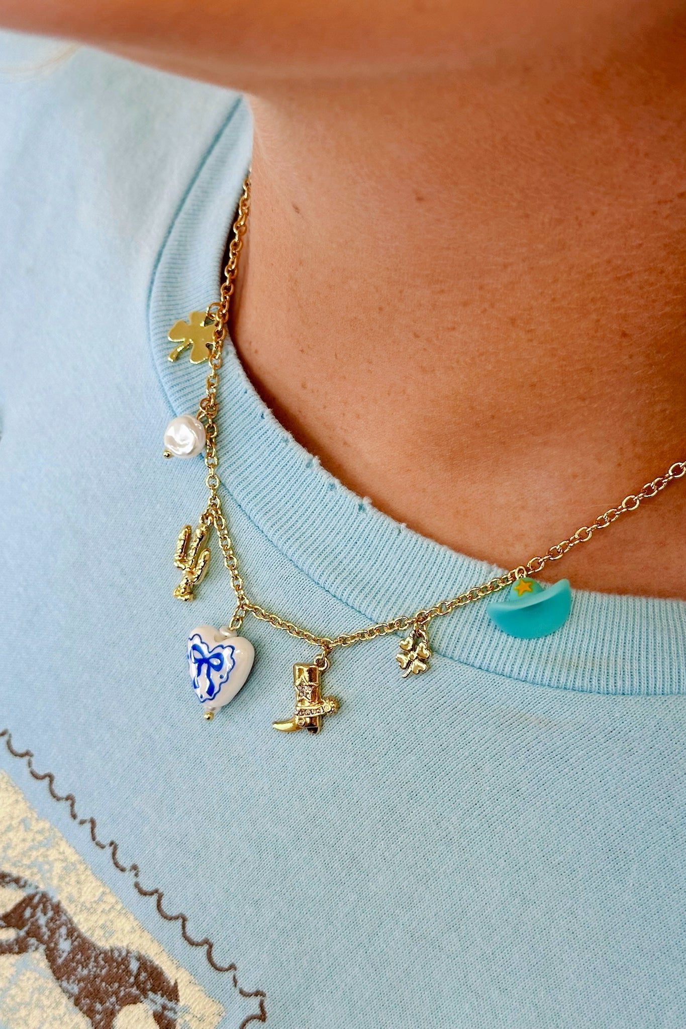 Coquette Western Charm Necklace - Whiskey Darling Boutique