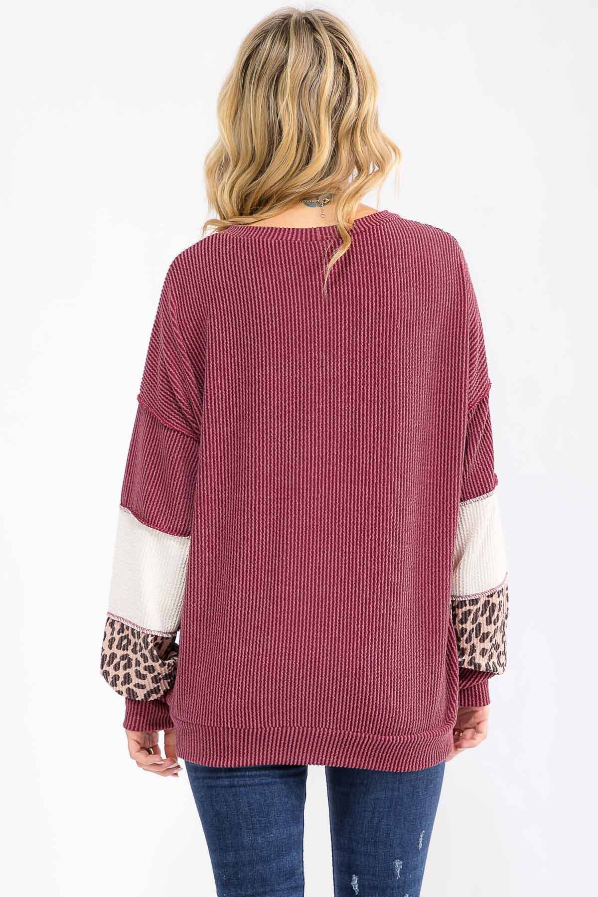 Wine & Wild Patchwork Top - Whiskey Darling Boutique
