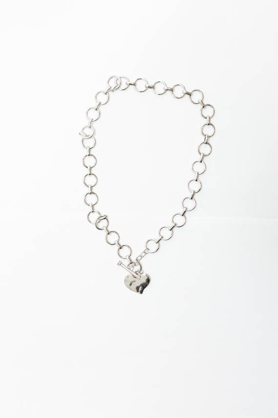 Heart Link Necklace - Whiskey Darling Boutique