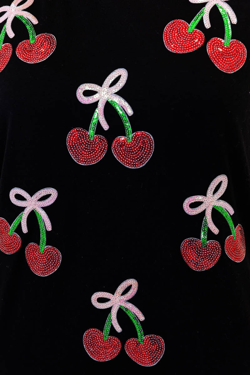Sweet & Sparkly Cherry Tee - Whiskey Darling Boutique