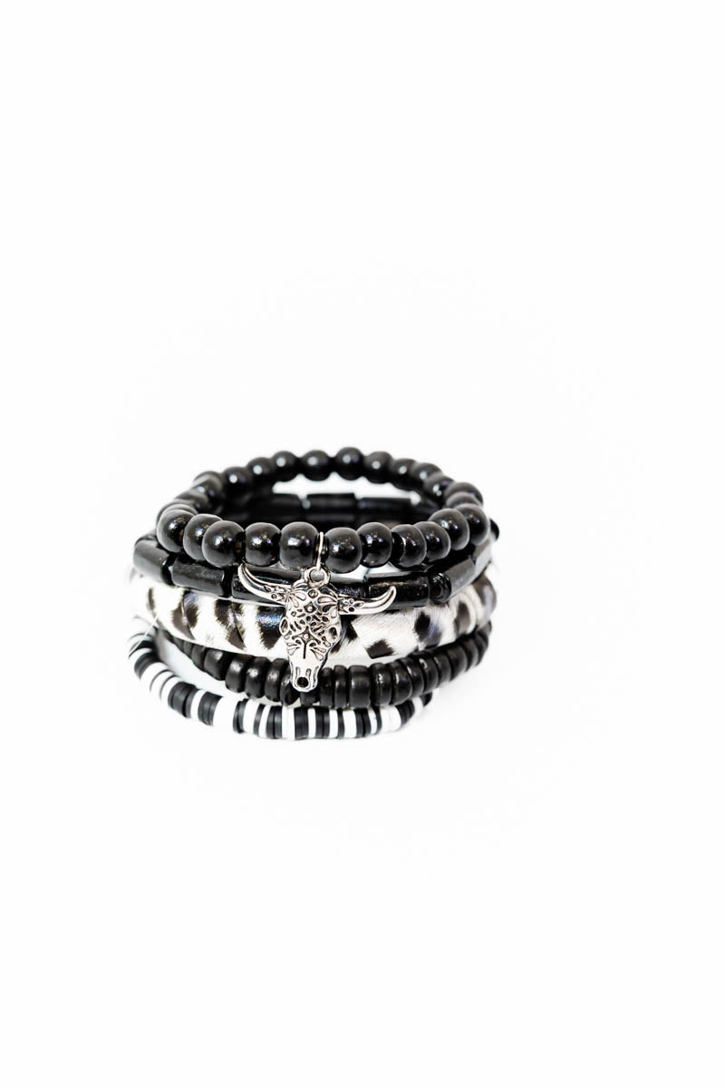 Cowgirl Edge Beaded Bracelet Set - Whiskey Darling Boutique