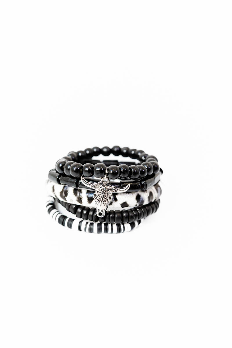 Cowgirl Edge Beaded Bracelet Set - Whiskey Darling Boutique