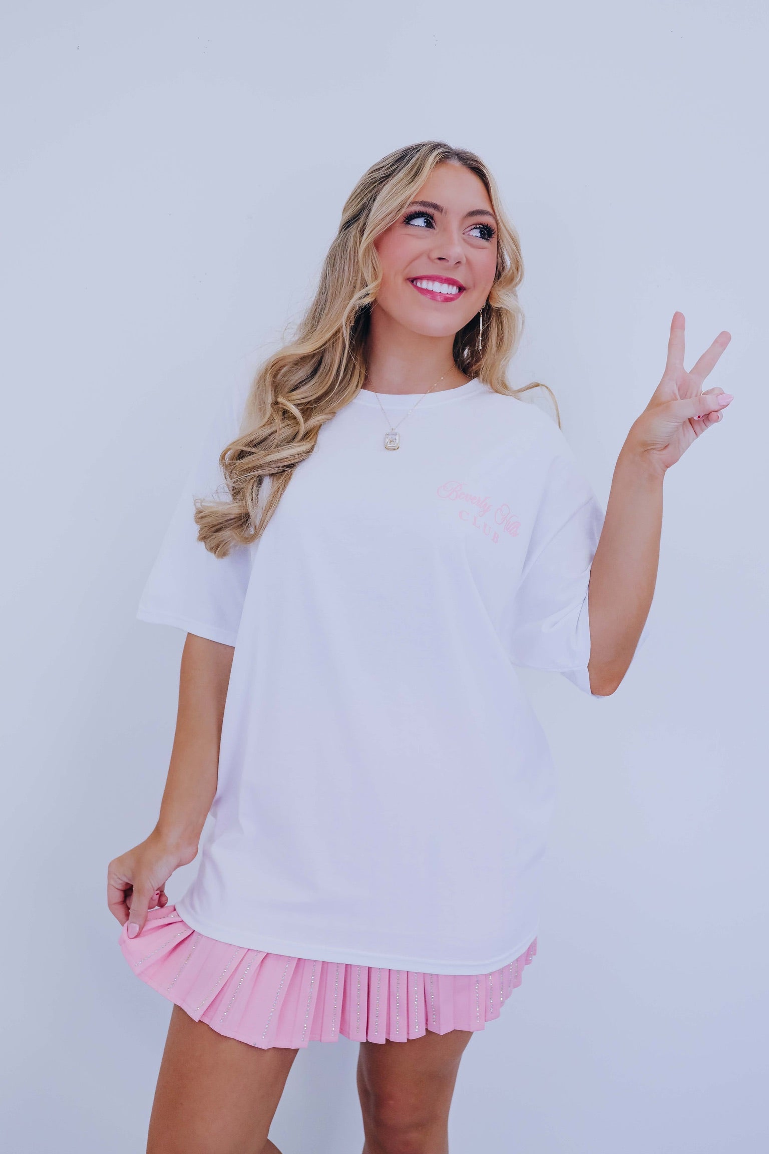 Beverly Hills Club Graphic Tee - Whiskey Darling Boutique