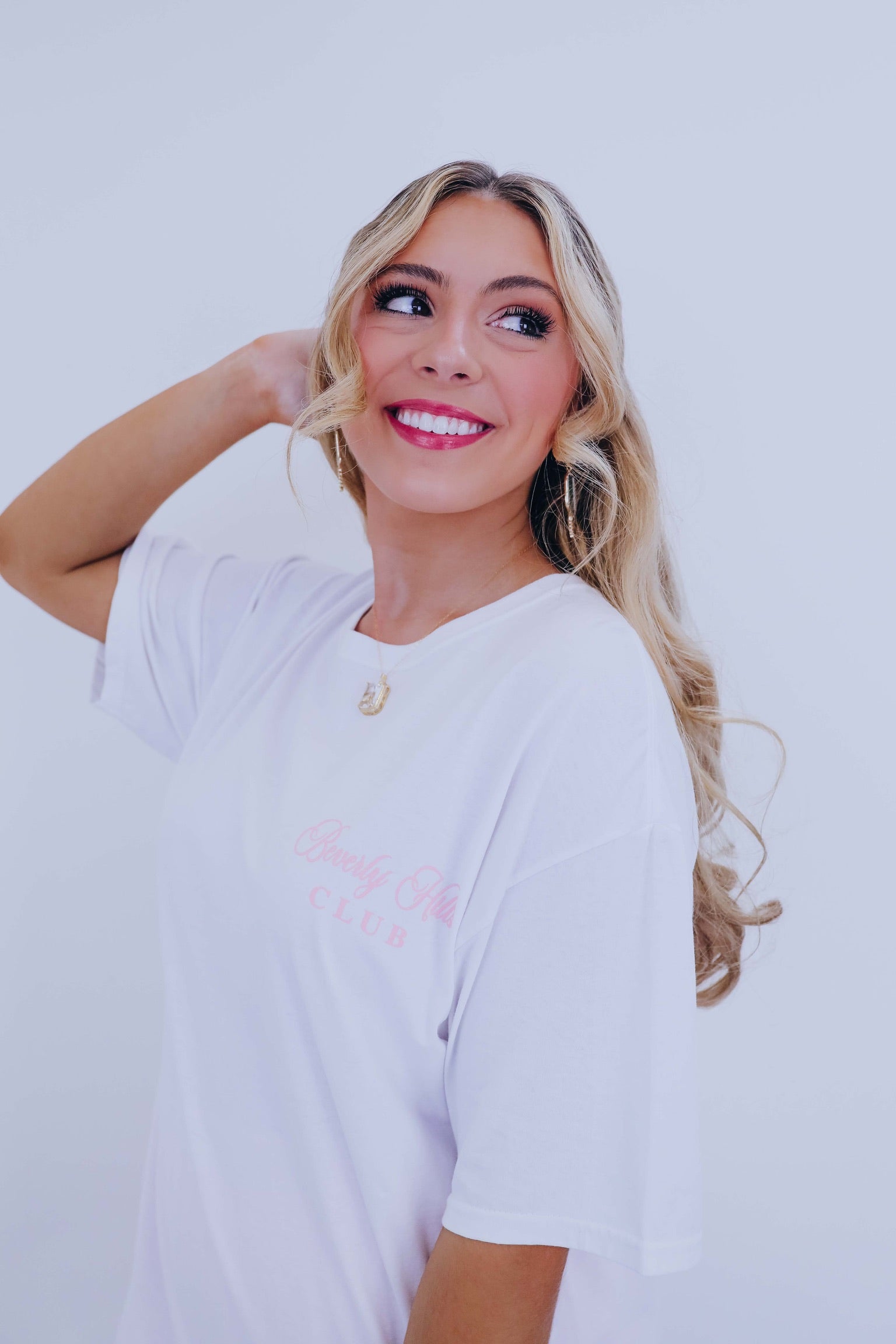 Beverly Hills Club Graphic Tee - Whiskey Darling Boutique