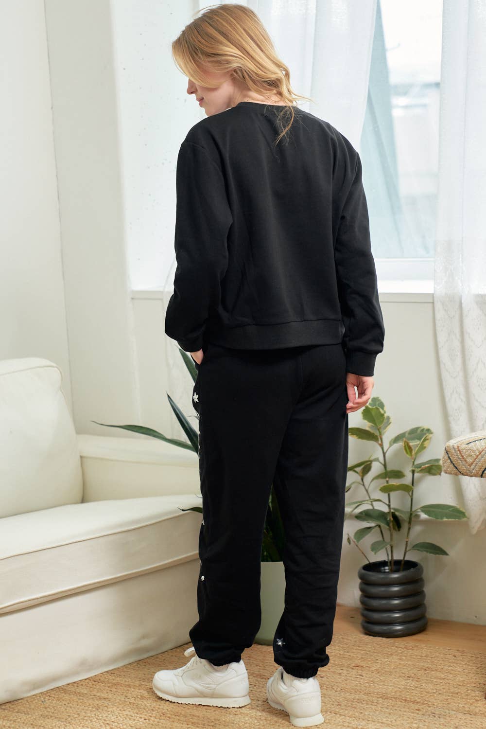 Midnight Starburst Lounge Pants - Whiskey Darling Boutique