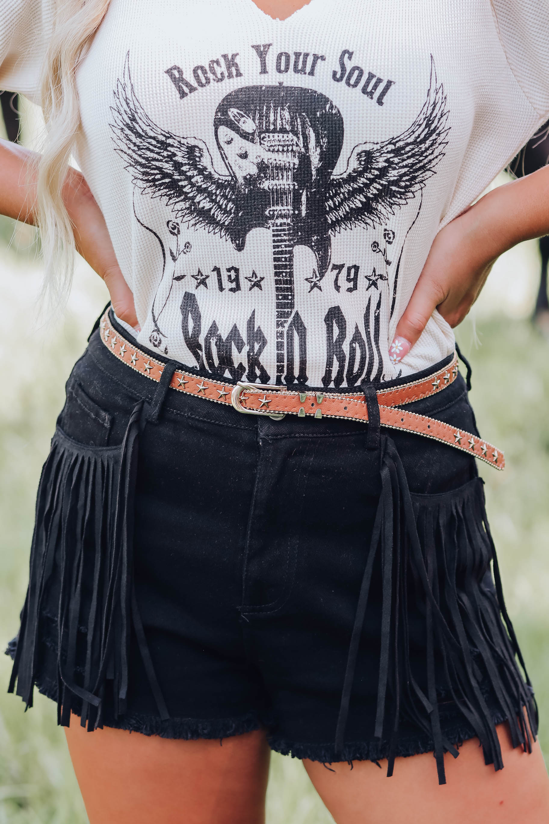 Black hotsell fringe shorts