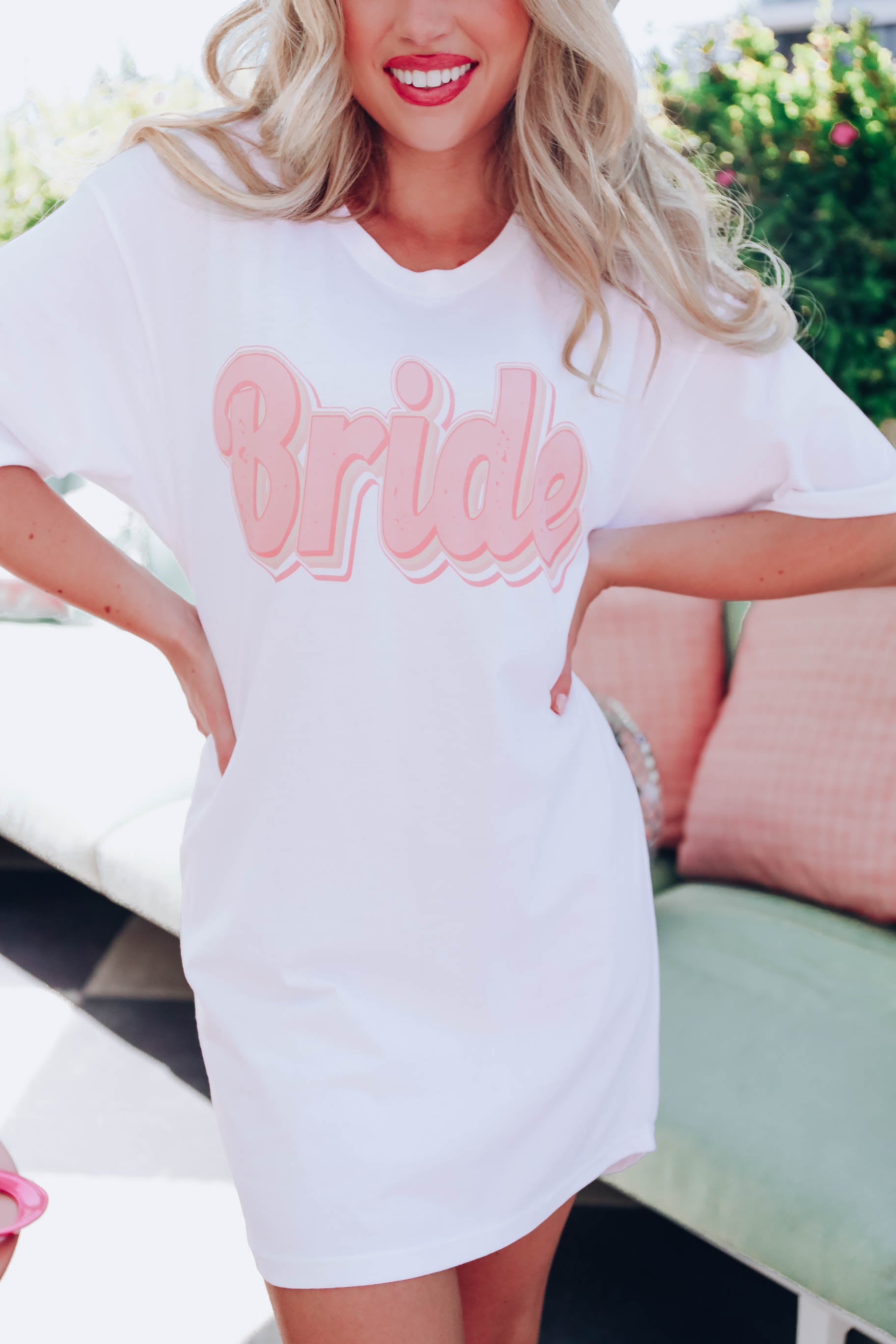 Bride T Shirt Dress White Whiskey Darling Boutique